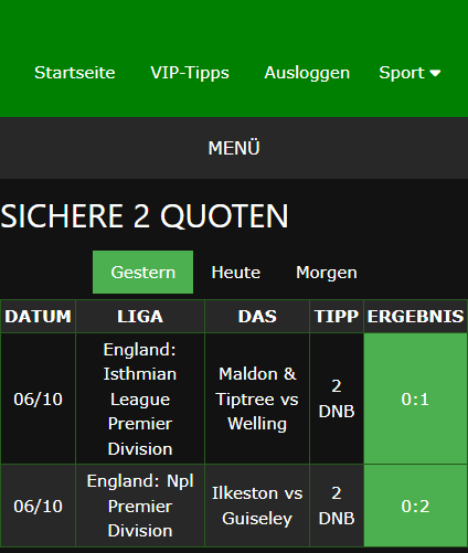 vip Wettscheine gewonnen